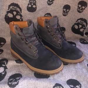 Navy Blue Timberland Boots